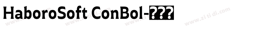 HaboroSoft ConBol字体转换 HaboroSoft ConBol字体转换